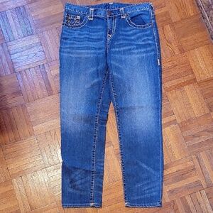 True Religion Cameron Slim Boyfriend Denim Jeans Size 29